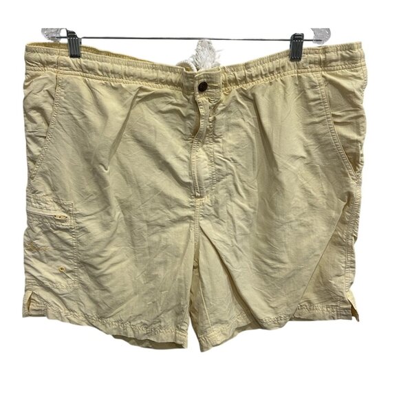 Tommy Bahama Mens Yellow Drawstring Nylon Shorts Size Large - Picture 1 of 9